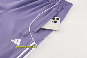2025 Adidas Purple Full Zipper Jacket + Long Pants
