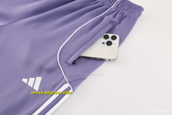 2025 Adidas Purple Full Zipper Jacket + Long Pants