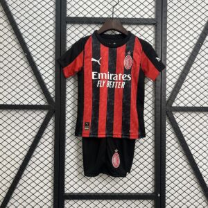 AC Milan Home Kid Kits Youth Apparels
