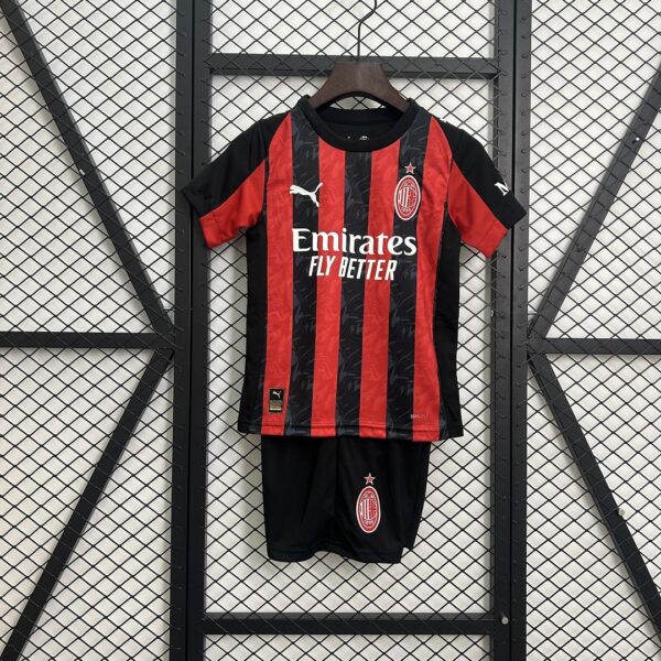 AC Milan Home Kid Kits Youth Apparels