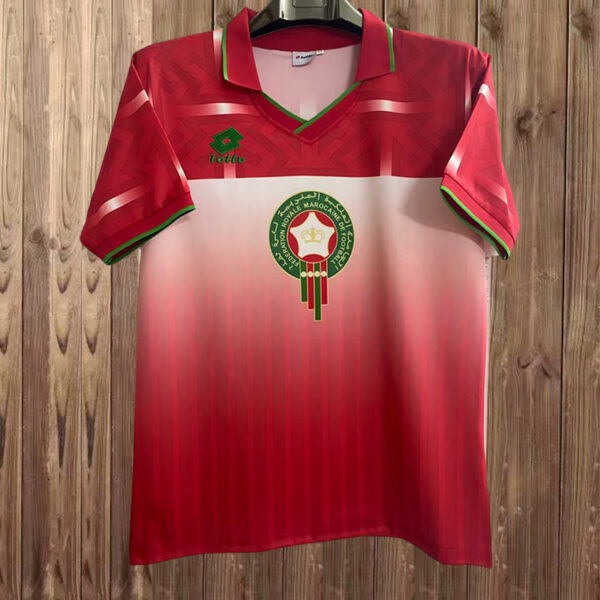 1994 Morocco Home Retro Kit Vintage Shirt Soccer