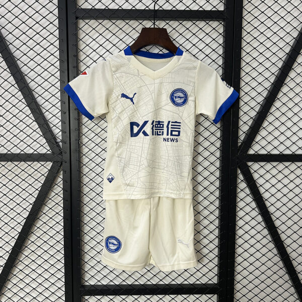 Alaves Away Kid Kits Youth Apparels Soccer