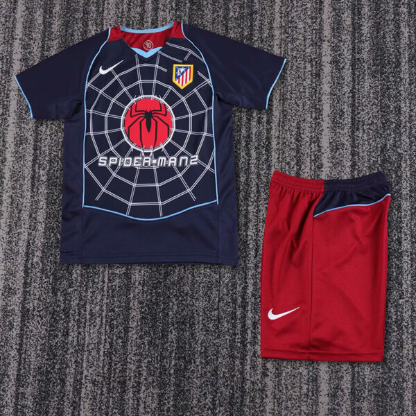 Atletico Madrid Away Retro Kid Kits Youth Apparels Soccer