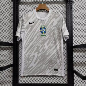 Brazil Goalkeeper Kit White Soccer Jersey