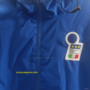 1994 Italy Blue Hoodie Windbreaker