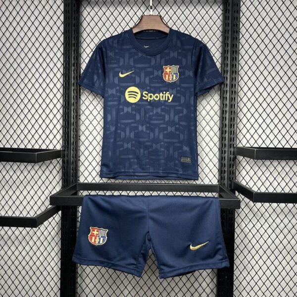 Barcelona 125th Anniversary Edition Kid Kits Youth Apparels Football