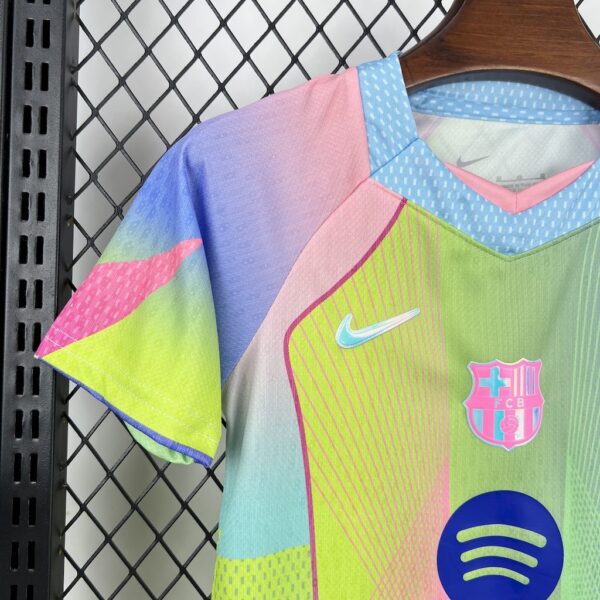 Barcelona Color Special Edition Kid Kits Youth Apparels Soccer