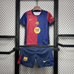 Barcelona Home Kid Kits Youth Apparels Soccer