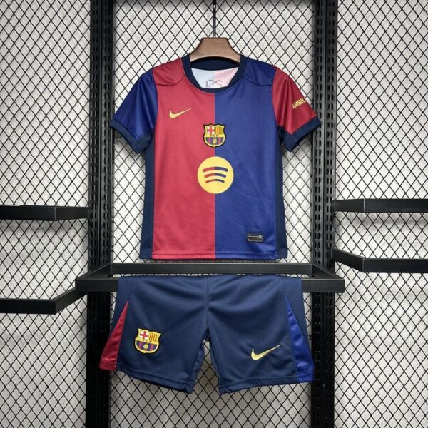 Barcelona Home Kid Kits Youth Apparels Soccer