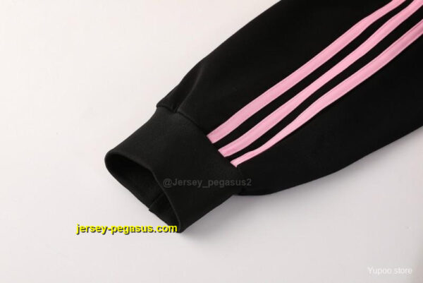 2025 Inter Miami Black Full Hoodie Zipper Jacket +Long Pants