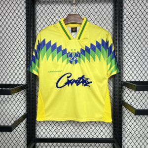 1995 Brazil Home Retro Corteiz Special Kit Vintage Shirt Soccer