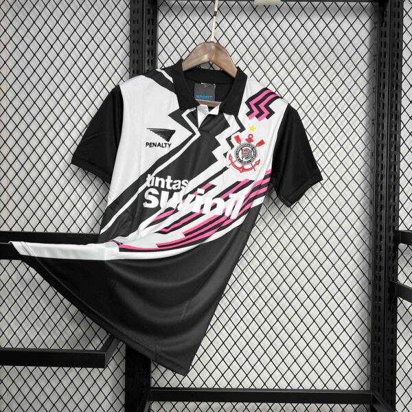 1995 Corinthians Retro Goalkeeper Kit Soccer Uniform