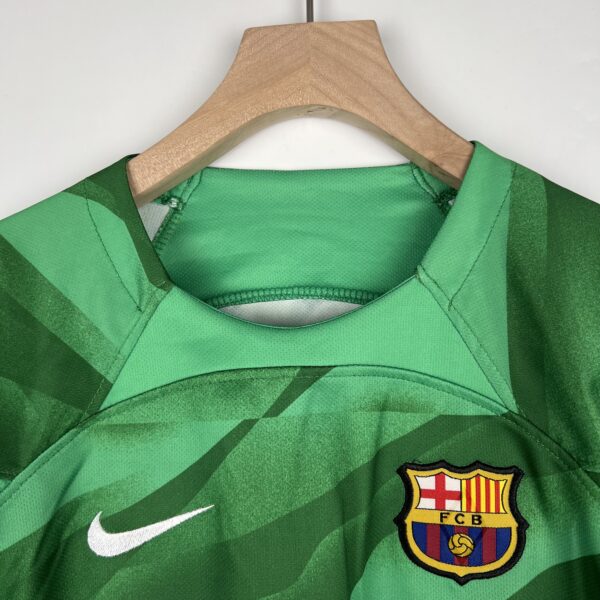 Barcelona Kids goalkeeper green