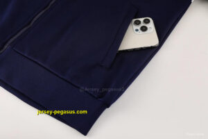 2025 NIKE BlackWHITE Full Zipper Jacket + Long Pants