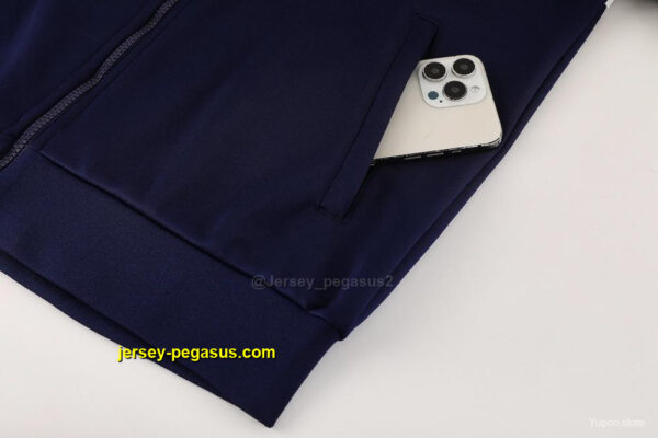 2025 NIKE BlackWHITE Full Zipper Jacket + Long Pants