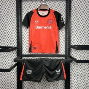 Bayer 04 Leverkusen Home Kid Kits Youth Apparels Football