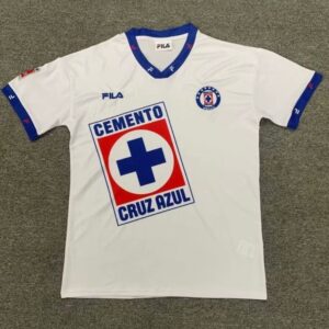 1996 Cruz Azul Away White Retro Kit Vintage Shirt Soccer Jerseys