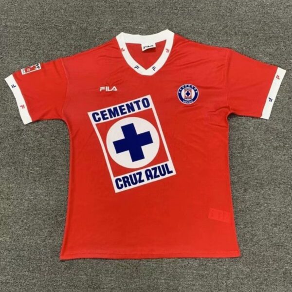 1996 Cruz Azul Third Red Retro Kit Vintage Shirt Soccer Jerseys