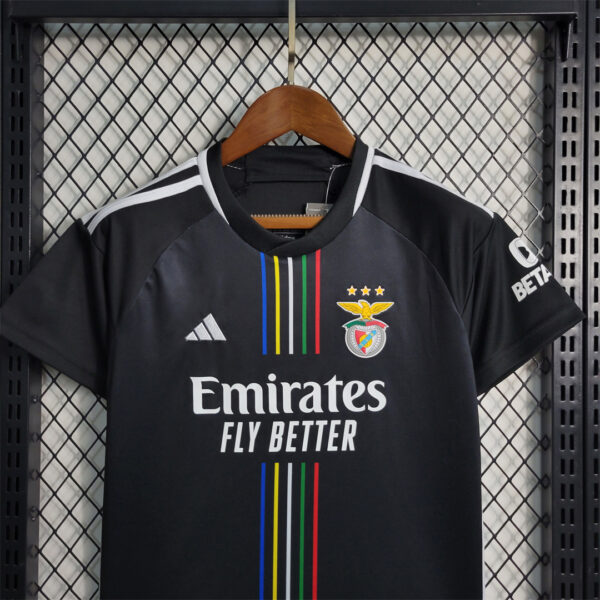 Benfica Away Kids Kit Children Suits Football Jerseys