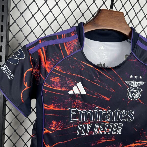 Benfica Fourth Kid Kits Football Youth Apparel