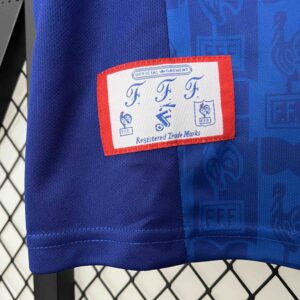 1996 France Home Retro Kit Football Uniform