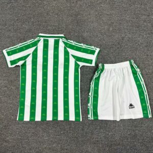 Betis Home Retro Kid Kits Children Sets Soccer Jerseys