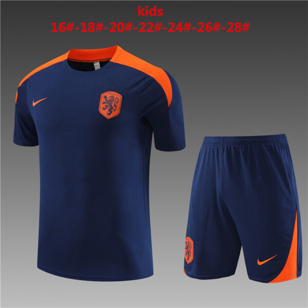 Netherlands Kids Training Soccer Jerseys