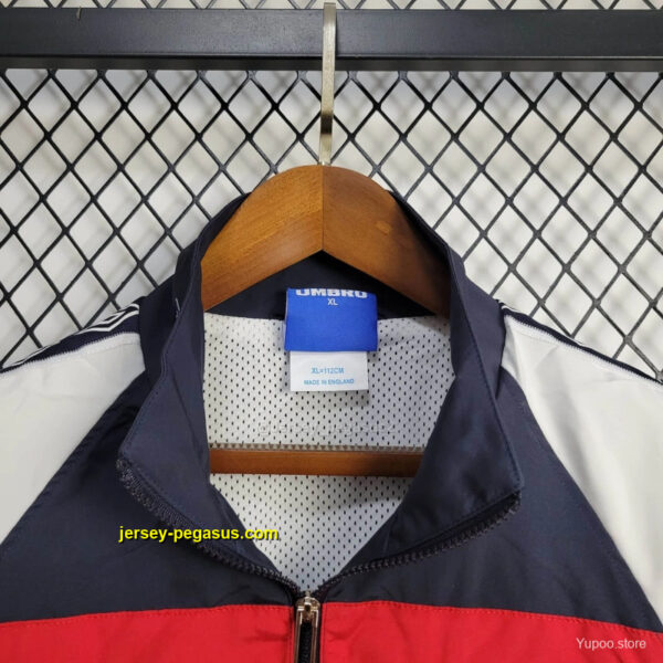 2025 England Jacket NavyRedWhite Windbreaker
