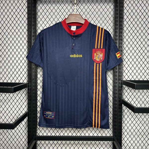 1996 Spain Away Retro Kit Vintage Shirt Sport