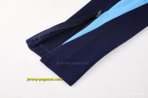 2025 NIKE Light BlueNavy Full Zipper Jacket +Long Pants