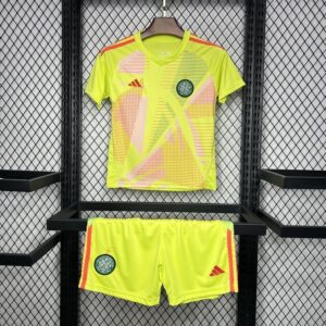 Celtic First Yellow Goalkeeper Kid Kits Youth Apparels Football