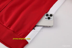 2025 NIKE Red Full Zipper Jacket + Long Pants