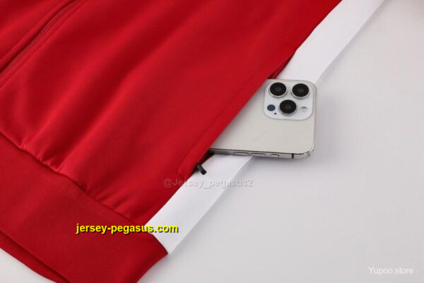 2025 NIKE Red Full Zipper Jacket + Long Pants
