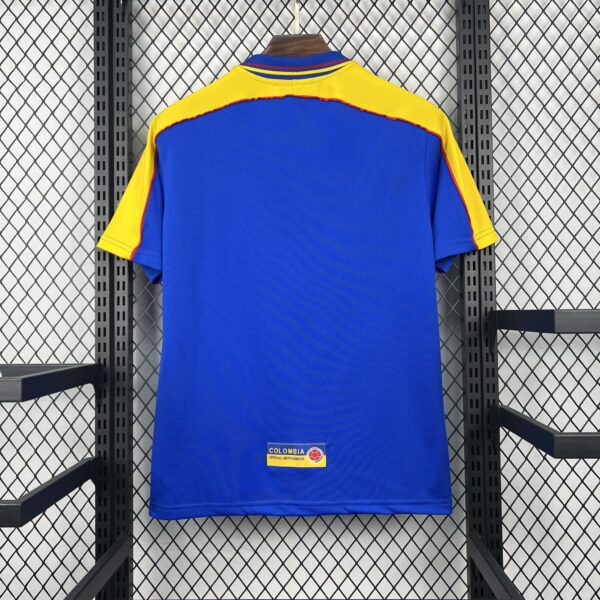 1998 Colombia Away Retro Kit Vintage Football T-Shirt