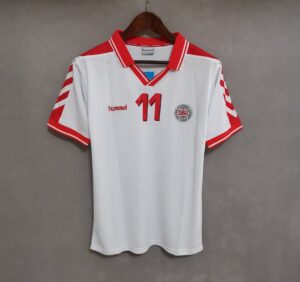 1998 Denmark away white