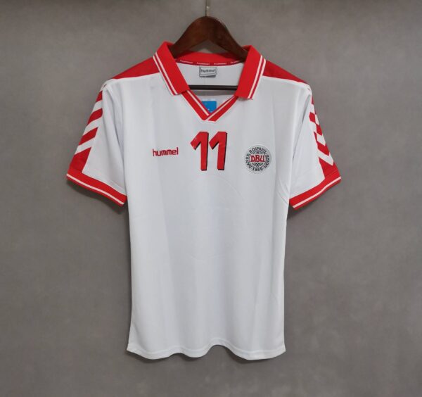 1998 Denmark away white
