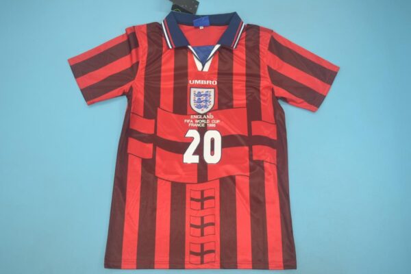 1998 England away red