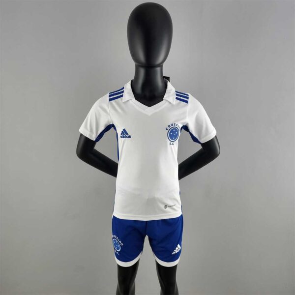 Cruzeiro away kids kit