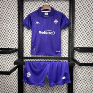 Fiorentina Home Kid Kits Youth Apparels Football