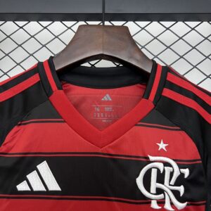 Flamengo Home Kid Long Sleeve Kits Youth Apparels