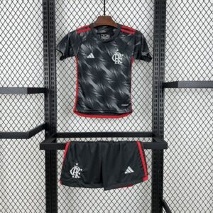 Flamengo Third Kid Kits Youth Apparels Soccer