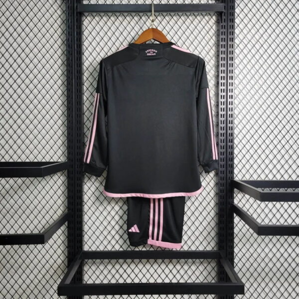Inter Miami away long sleeve kid kit