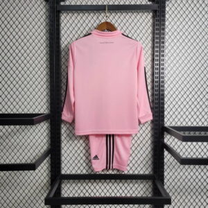 Inter Miami home pink long sleeve kid kit