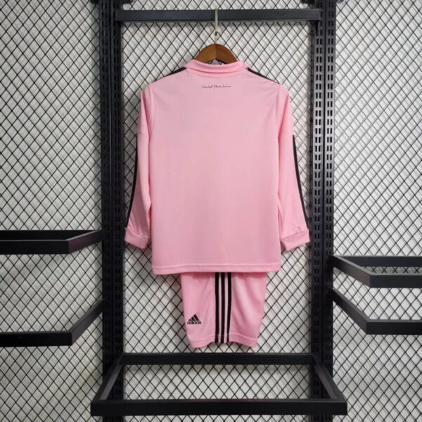 Inter Miami home pink long sleeve kid kit