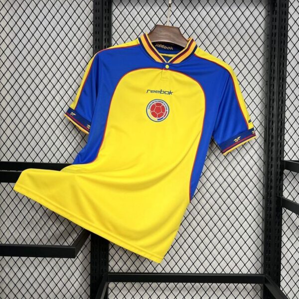 2001 Colombia Home Retro Kit Vintage Shirt Soccer
