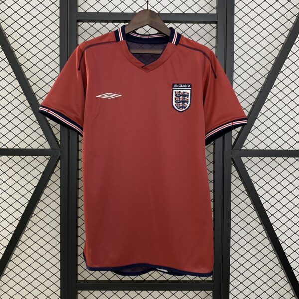 2002 England Away Retro Kit Vintage Shirt