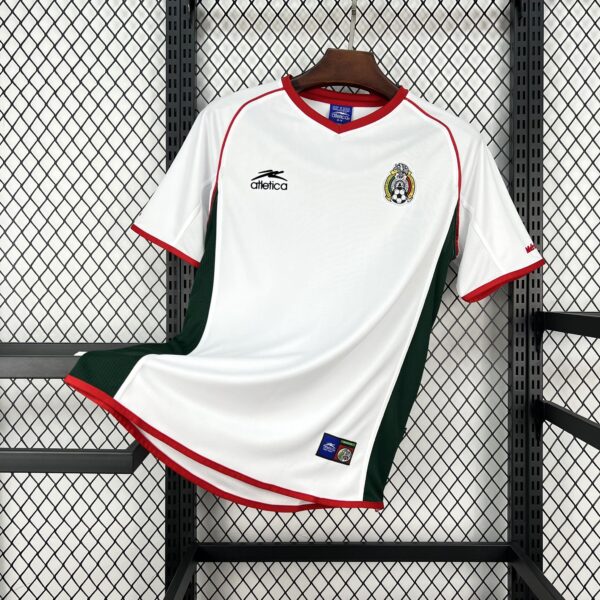 2002 Mexico Away Kit Retro Soccer T-Shirt