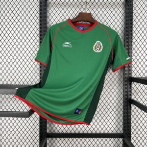 2002 Mexico Home Kit Retro Soccer T-Shirt