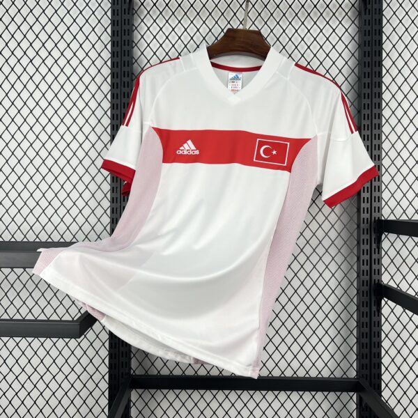 2002 Turkey Home Kit Retro Soccer T-Shirt