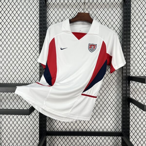 2002 USA Home Kit Retro Soccer T-Shirt